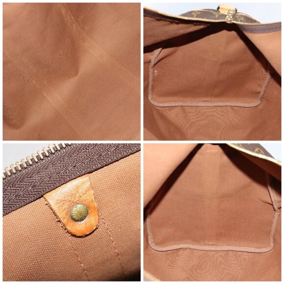 LOUIS VUITTON Monogram Keepall Bandouliere 60 Boston Bag M41412 LV Auth 113099 - Picture 14 of 15